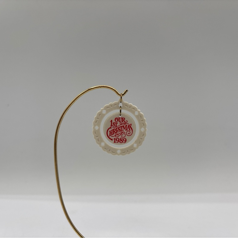 Hallmark Keepsake Miniature Ornament Dated 1989 Vintage First Christmas Together